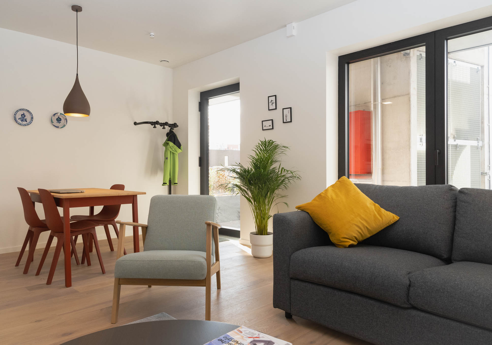A modern 2 person apartment for short- & long-term rental in Ghent, Belgium